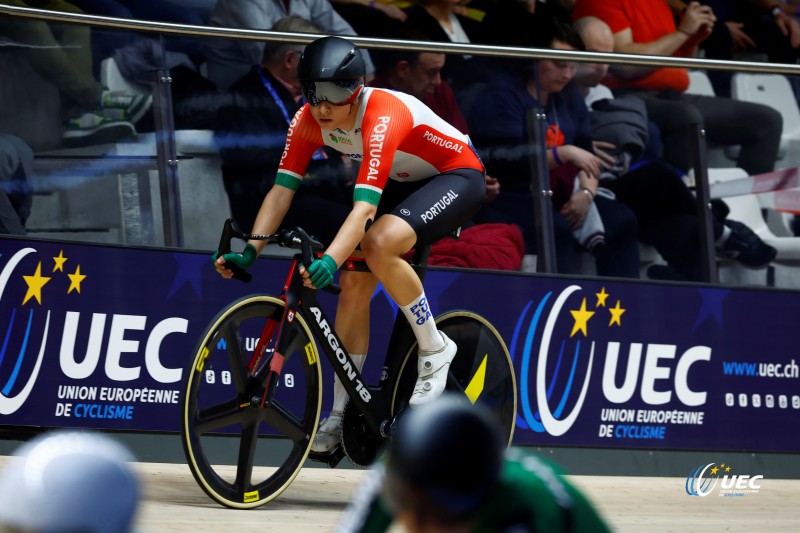 2025 UEC Track Elite European Championships - Zolder  - Day3 - 14/02/2025 - Women?s Omnium - Daniele Campos (POR) - photo Roberto Bettini/SprintCyclingAgency?2025